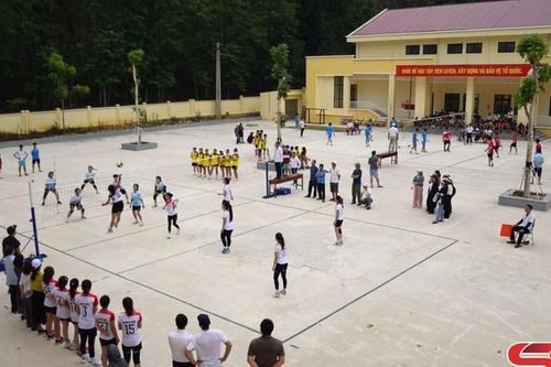 17 đội bóng chuyền nam, nữ THPT tranh tài ở Hội khỏe Phù Đổng