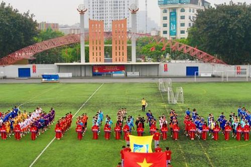 Khai mạc Giải bóng đá công nhân, viên chức, lao động Thủ đô năm 2024