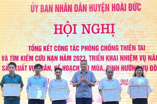 Hoài Đức chủ động công tác phòng, chống thiên tai