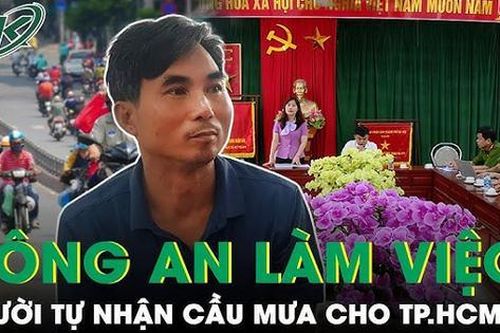 Công an làm việc với người tự nhận 'hô mưa gọi gió' cho TPHCM