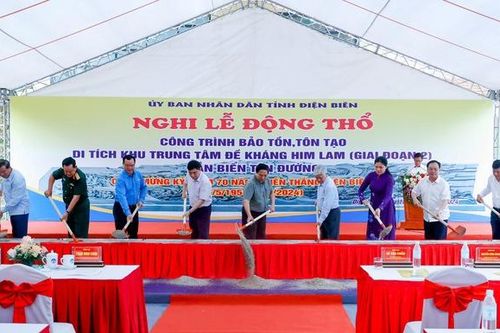 Thủ tướng dự lễ khởi công dự án bảo tồn, tôn tạo Khu đề kháng Him Lam