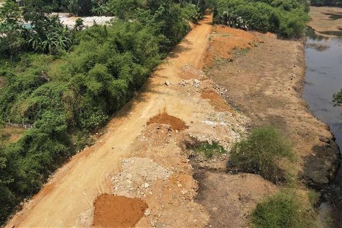 Nhà thầu dùng vật liệu thải xây dựng đắp nền đường hơn 14 tỷ đồng