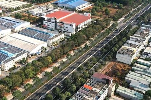 Ngắm thành phố mới vừa lập ở Bình Dương từ trên cao