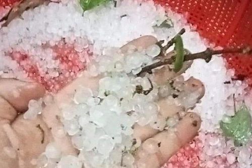 Mưa đá bất ngờ trút xuống huyện miền núi Quảng Nam