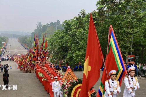 Lễ Dâng hương Giỗ tổ Hùng Vương tại Di tích Lịch sử Quốc gia đặc biệt Đền Hùng