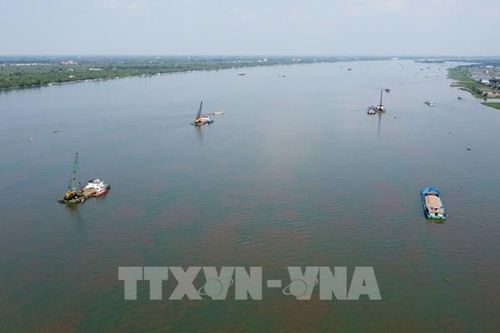 Độ mặn trên sông Tiền đang giảm