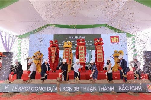 Khởi công dự án kho xưởng xây sẵn tại khu công nghiệp Thuận Thành 3