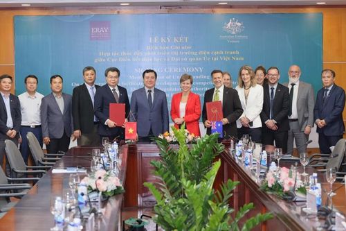 Việt Nam và Australia ký kết hợp tác tạo điều kiện phát triển thị trường điện cạnh tranh