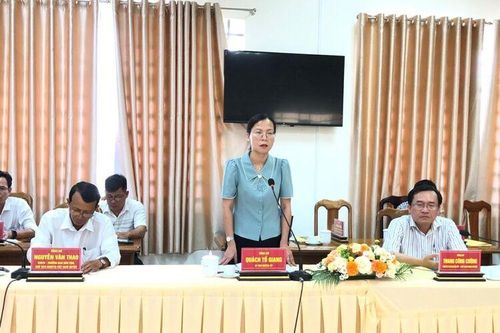 Sơ kết công tác phối hợp giữa Đảng ủy Sở Khoa học và Công nghệ An Giang với Huyện ủy An Phú