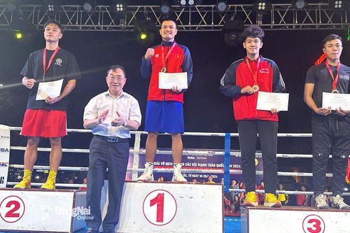 Đồng Nai đoạt 2 huy chương vàng Giải boxing các đội mạnh toàn quốc 2024