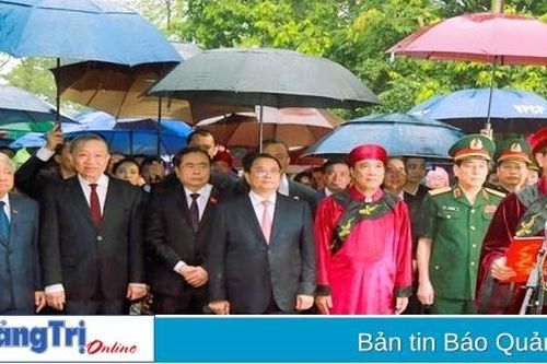 Lễ dâng hương tưởng niệm các Vua Hùng năm Giáp Thìn 2024