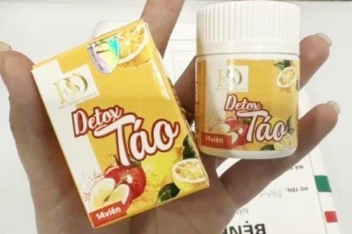 Cảnh báo sản phẩm Detox Táo hỗ trợ giảm cân chứa chất cấm Sibutramin