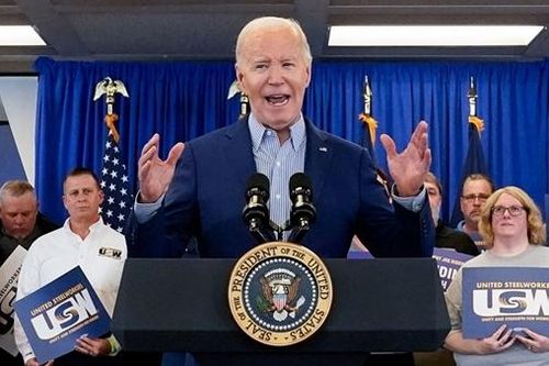 Ông Biden cảnh báo tăng gấp 3 thuế nhập khẩu thép, nhôm Trung Quốc