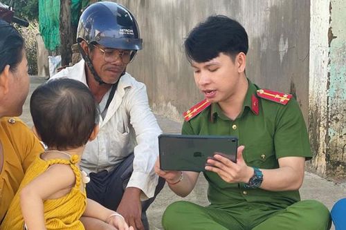 Thượng úy Công an tích cực tham gia hoạt động thiện nguyện, vì cộng đồng