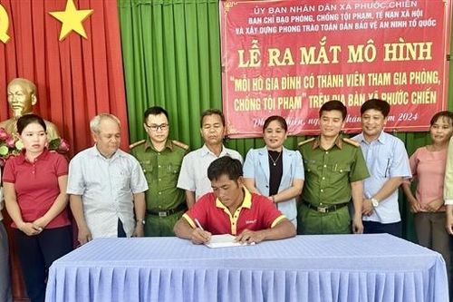 Thêm một mô hình mới về ANTT lần đầu tiên ra mắt ở Ninh Thuận