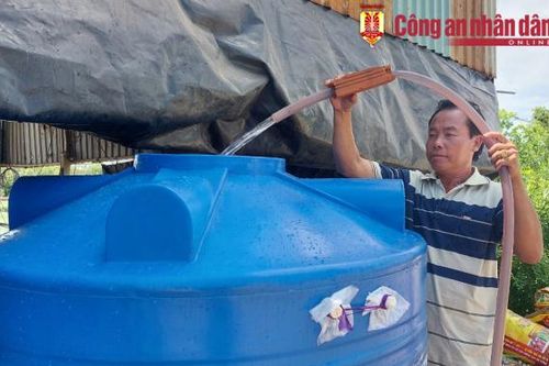 Những giọt nước nghĩa tình mùa khô hạn