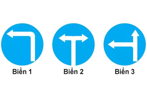 Biển nào cho quay đầu xe đi hướng ngược lại khi đặt trước ngã ba, ngã tư?