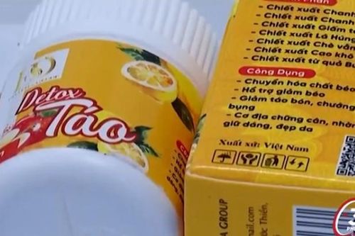 Bộ Y tế cảnh báo sản phẩm Detox Táo hỗ trợ giảm cân chứa chất cấm Sibutramin