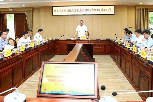 Đưa Hoài Đức thành huyện nông thôn mới nâng cao, gắn với đề án lên quận