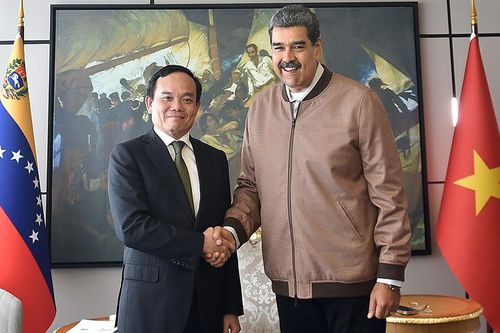 Phó Thủ tướng Chính phủ Trần Lưu Quang hội đàm với lãnh đạo Chính phủ Venezuela