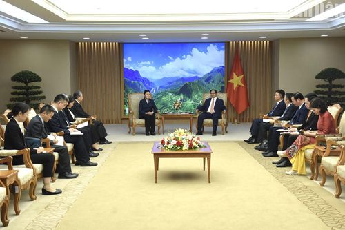 Thủ tướng Phạm Minh Chính tiếp Bộ trưởng Bộ Tư pháp Trung Quốc Hạ Vinh
