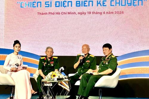 Lắng nghe chiến sĩ Điện Biên kể chuyện tại Ngày Sách và Văn hóa đọc Việt Nam năm 2024