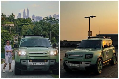 Đại gia Bình Dương 'xách' Land Rover Defender hơn 7 tỷ phượt Malaysia