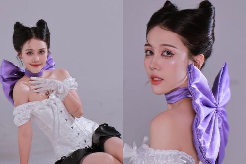 Hậu Hoàng diện trang phục gợi cảm đu trend bạn gái mèo Tom