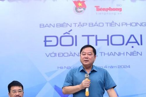 Đảng ủy - Ban Biên tập báo Tiền Phong đối thoại với đoàn viên thanh niên