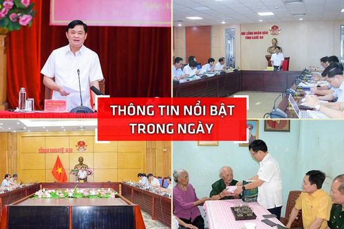 Nghệ An: Thông tin nổi bật ngày 19/4
