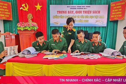 Lan tỏa văn hóa đọc trong lực lượng vũ trang Hà Tĩnh