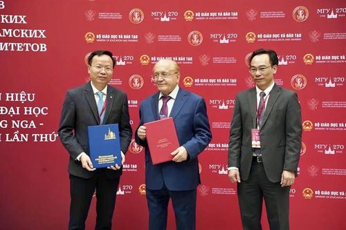 Tăng cường chương trình liên kết đào tạo bậc đại học với Nga