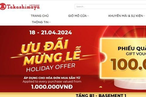 Tập đoàn Takashimaya (Nhật Bản) sẽ mở trung tâm mua sắm ở Hà Nội