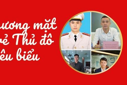 7 chàng trai trong danh sách 10 gương mặt trẻ Thủ đô tiêu biểu năm 2023