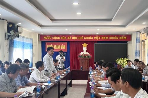Kiểm tra tiến độ xây dựng nông thôn mới năm 2024 trên địa bàn huyện Khánh Vĩnh