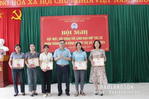Liên minh hợp tác xã tỉnh gặp mặt, đối thoại với hợp tác xã