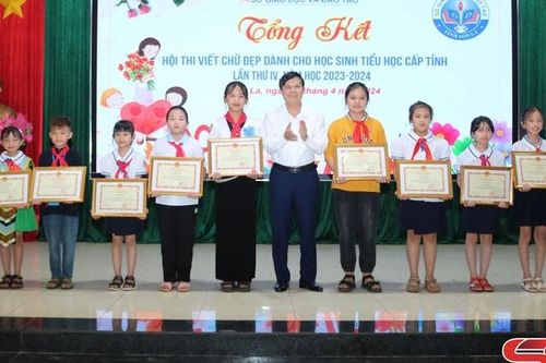 Tổng kết Hội thi viết chữ đẹp dành cho học sinh tiểu học cấp tỉnh