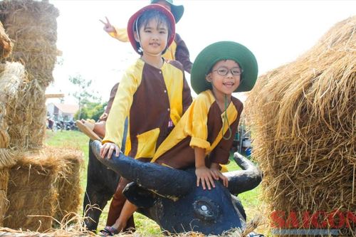 Trải nghiệm làm nông dân ở lễ hội ngày mùa Quảng Ngãi