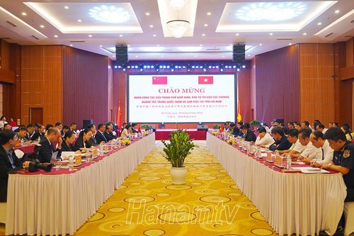 Tỉnh Hà Nam và Nam Ninh (Trung Quốc) xây dựng mối quan hệ hợp tác song phương trên nhiều lĩnh vực