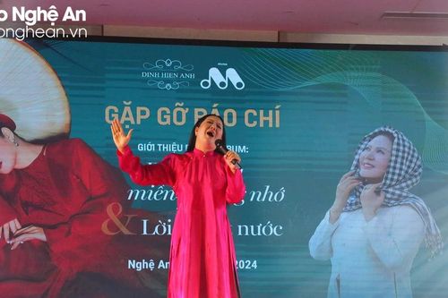 Ca sỹ Đinh Hiền Anh ra mắt bộ đôi album Lời ca đất nước và Dòng chảy miền thương nhớ