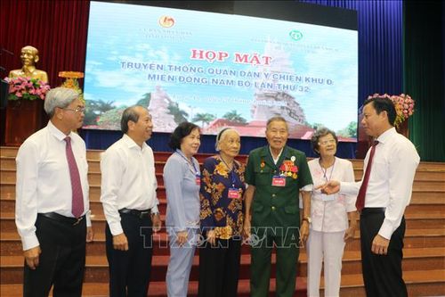 Long An: Họp mặt truyền thống Quân Dân y Chiến khu Đ lần thứ 32
