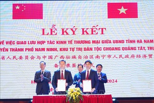 Tăng cường hợp tác giữa tỉnh Hà Nam và thành phố Nam Ninh (Trung Quốc)