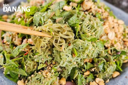 Đậm đà bún sông Cu Đê