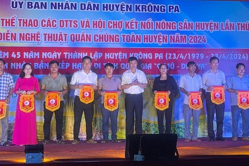 Khai mạc Ngày hội văn hóa, thể thao các dân tộc thiểu số huyện Krông Pa năm 2024