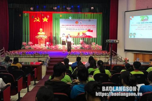 Cung Thanh thiếu nhi tổ chức sân chơi 'Em yêu lịch sử Việt Nam'