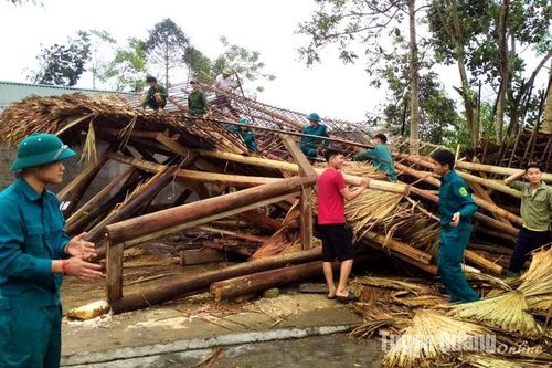 117 nhà dân bị tốc mái, hư hỏng nặng