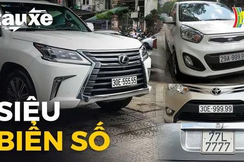 Những biển số đẹp từng xuất hiện trên đường phố | Bản tin Tàu và Xe | 20/04/2024