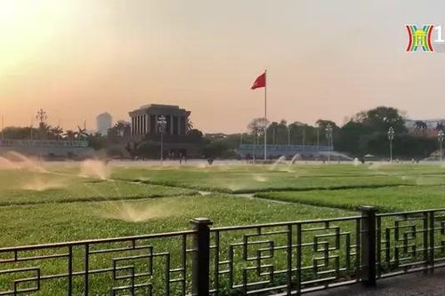 Ấn tượng không gian xanh trên Quảng trường Ba Đình