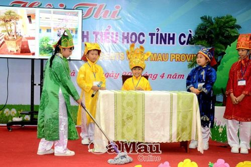 Kết thúc Hội thi tiếng Anh dành cho học sinh tiểu học