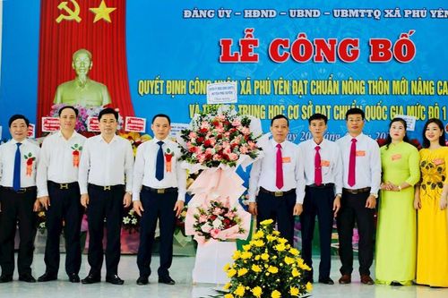 Phú Yên đạt chuẩn xã nông thôn mới nâng cao